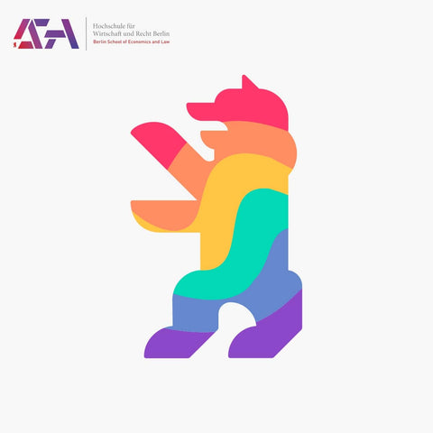 Diversity Logo Design - ASTA der HWR Premium Sweatshirt [Unisex]